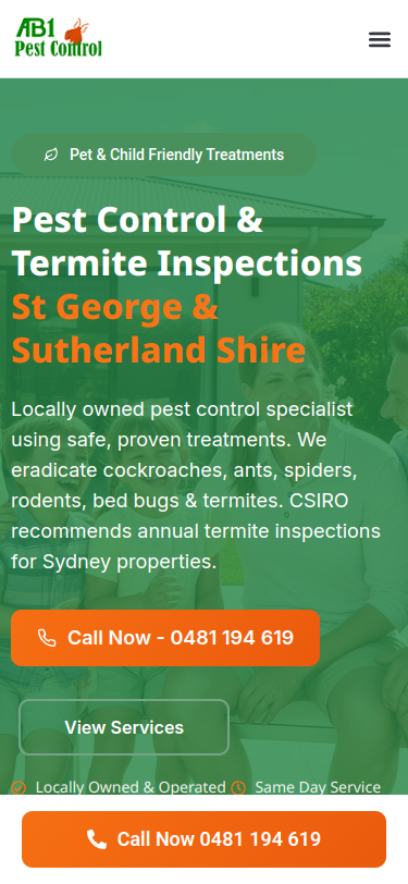 AB1 Pest Control mobile