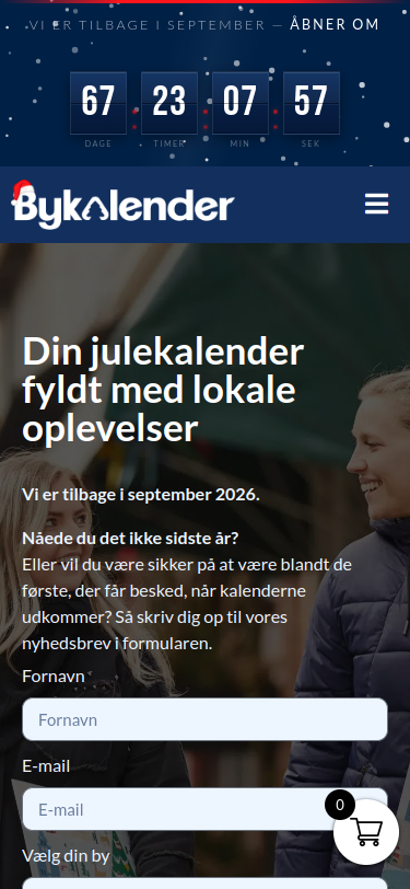 Bykalender mobile