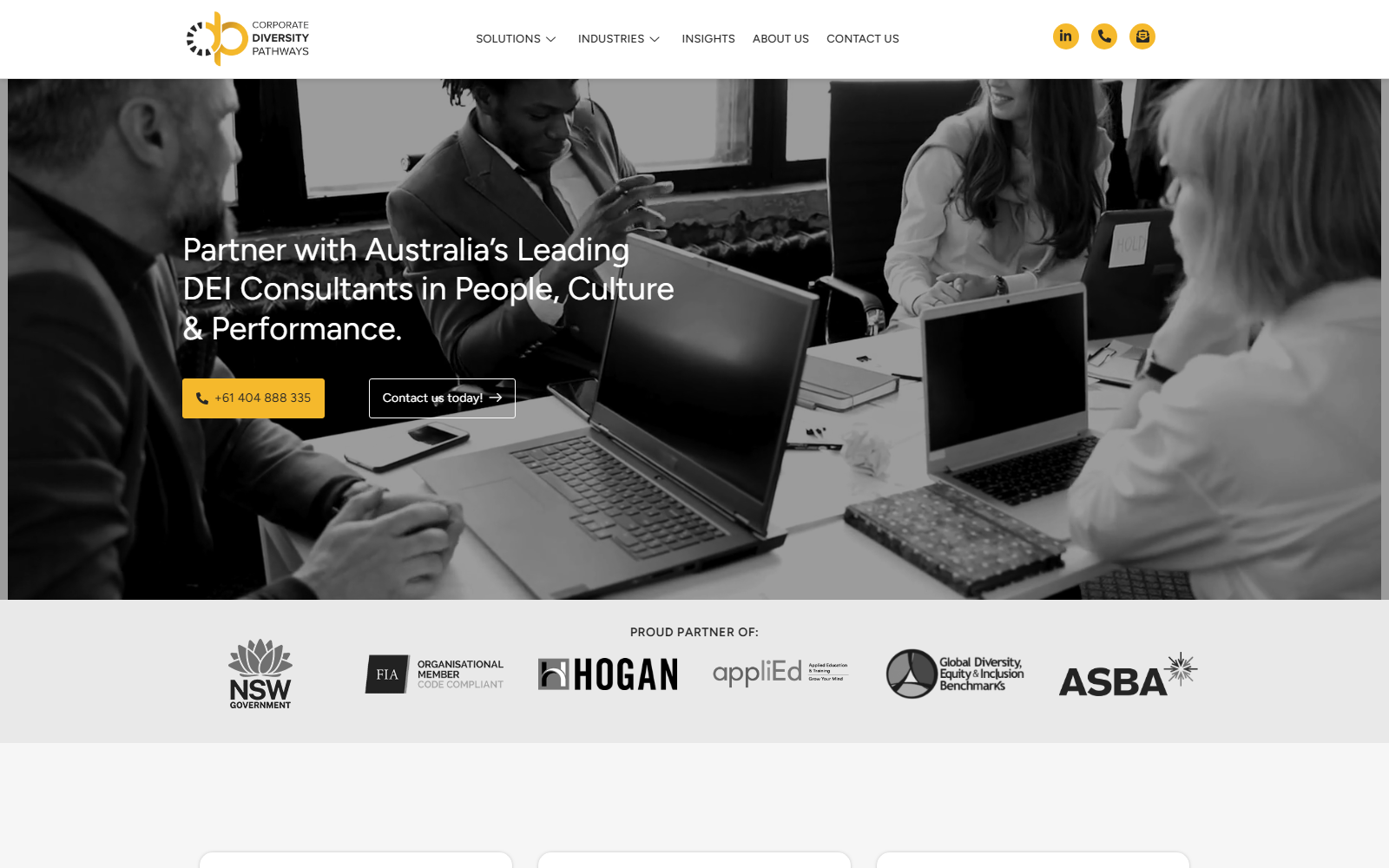 Corporate Diversity Pathways desktop
