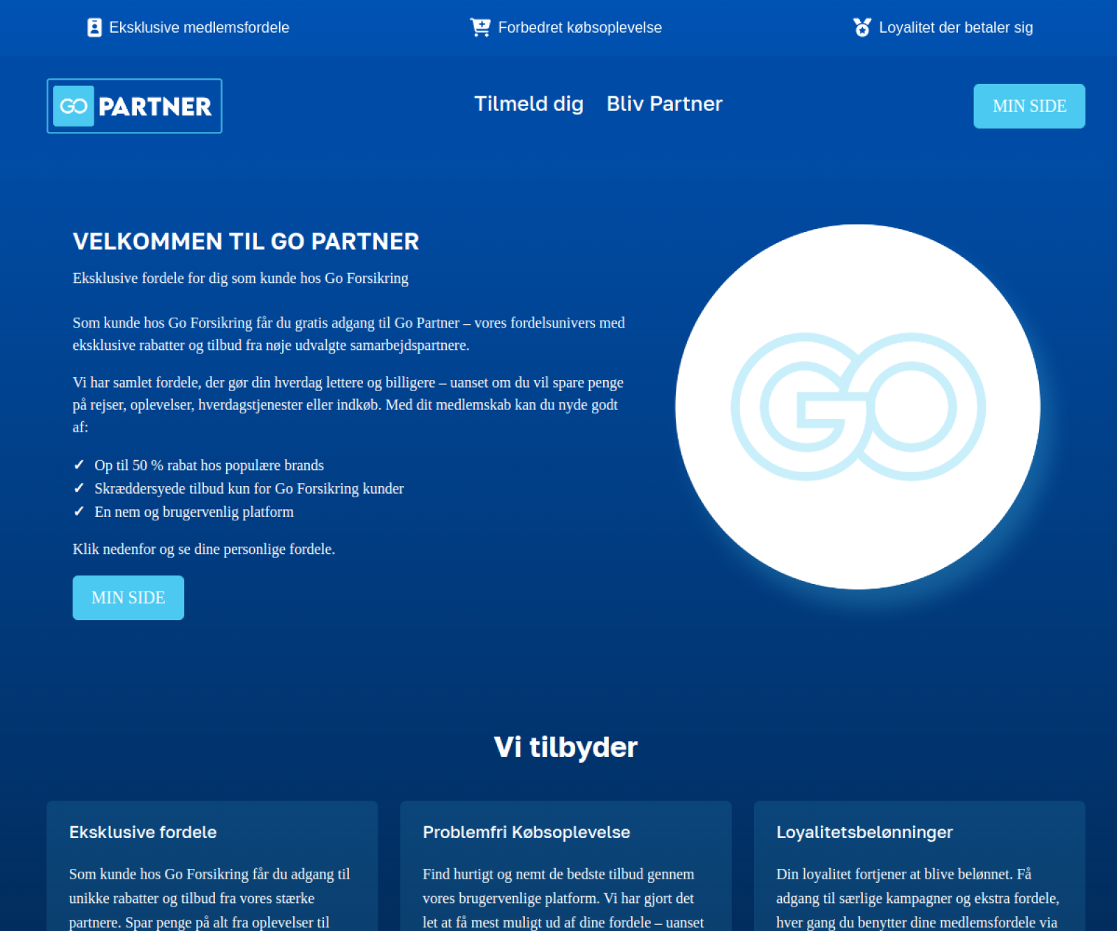Go Partner desktop