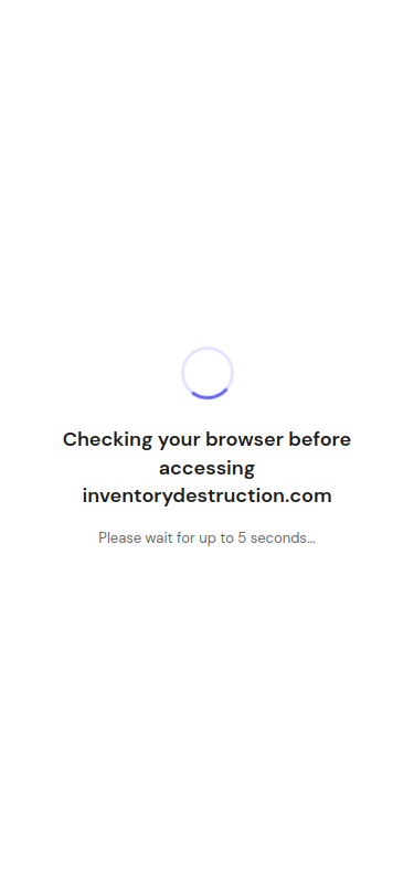 Inventory Destruction mobile
