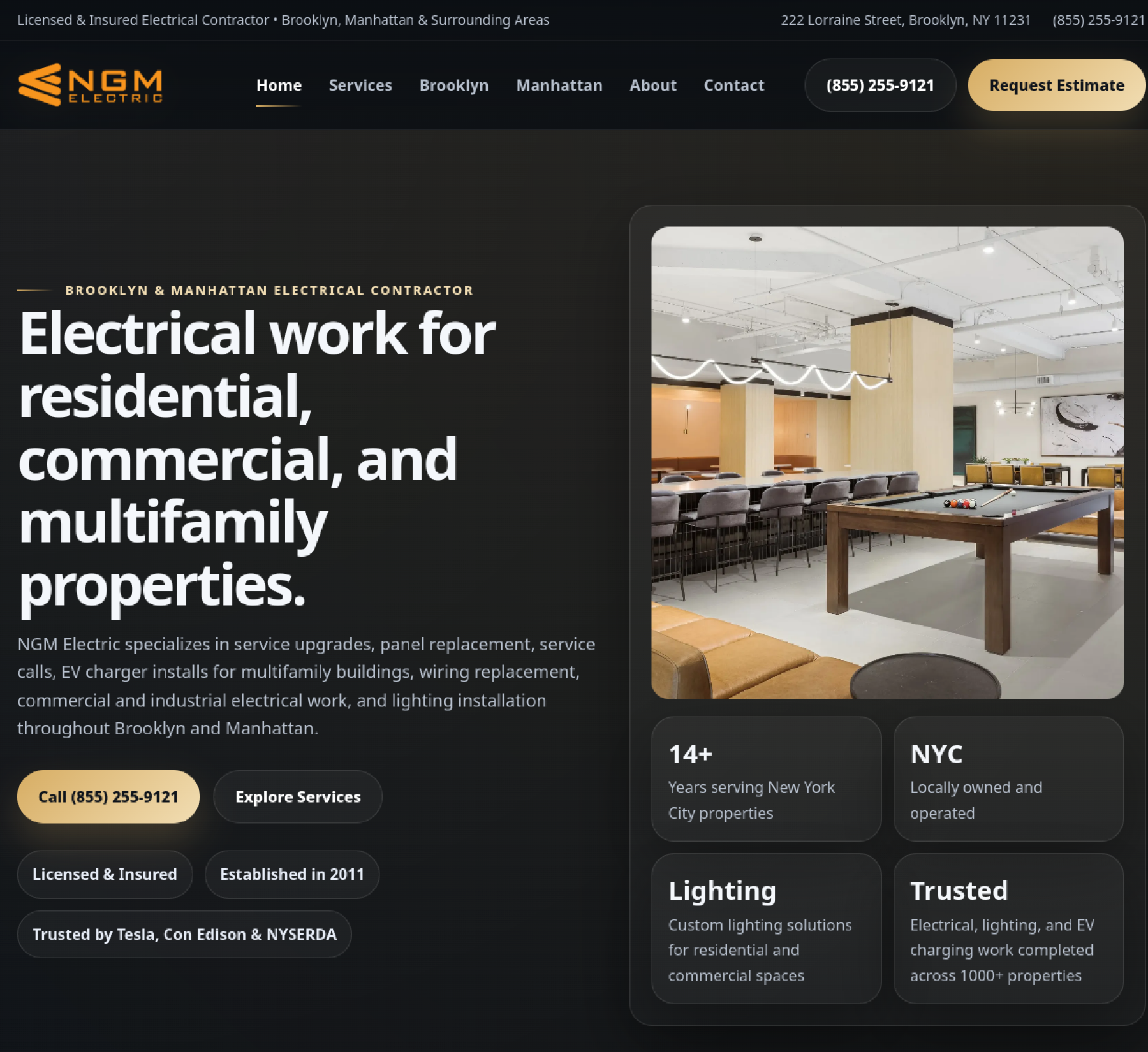 NGM Electric desktop