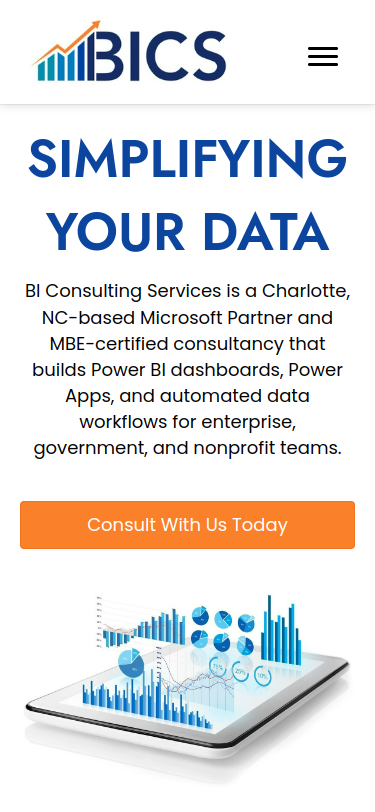 Power BI Consulting Services mobile