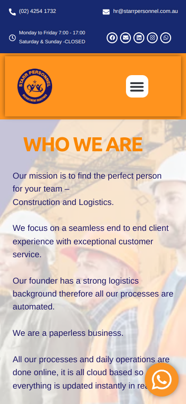 Starr Personnel mobile