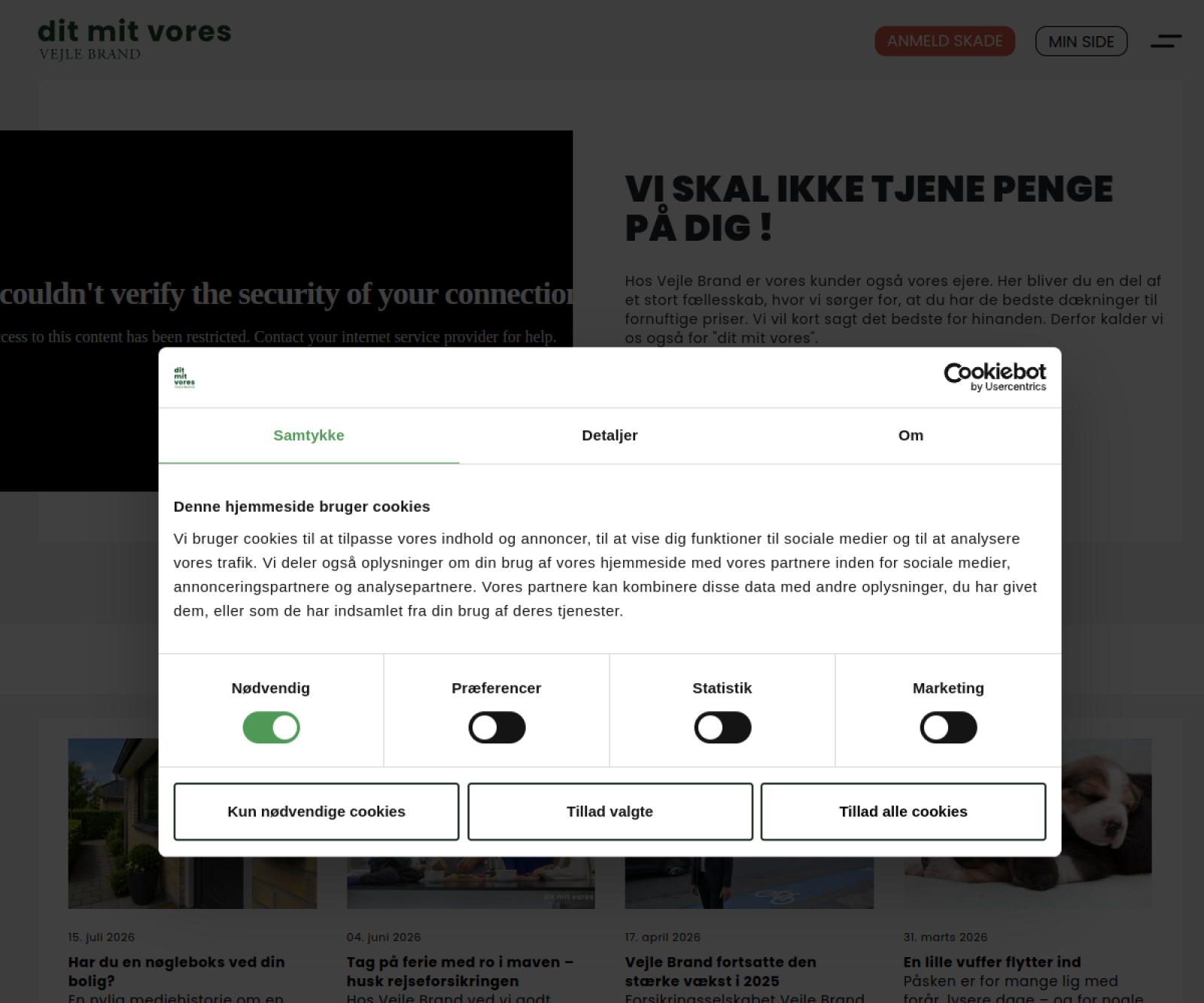 Vejle Brand desktop